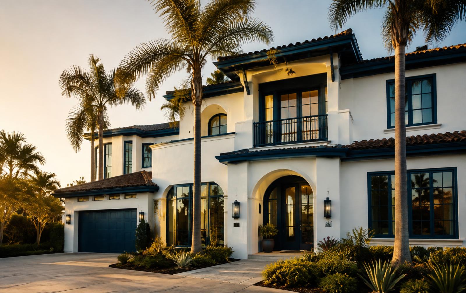 Freshly painted San Diego home